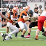 Elkins High School Tigers Battle South Harrison in Scrimmage